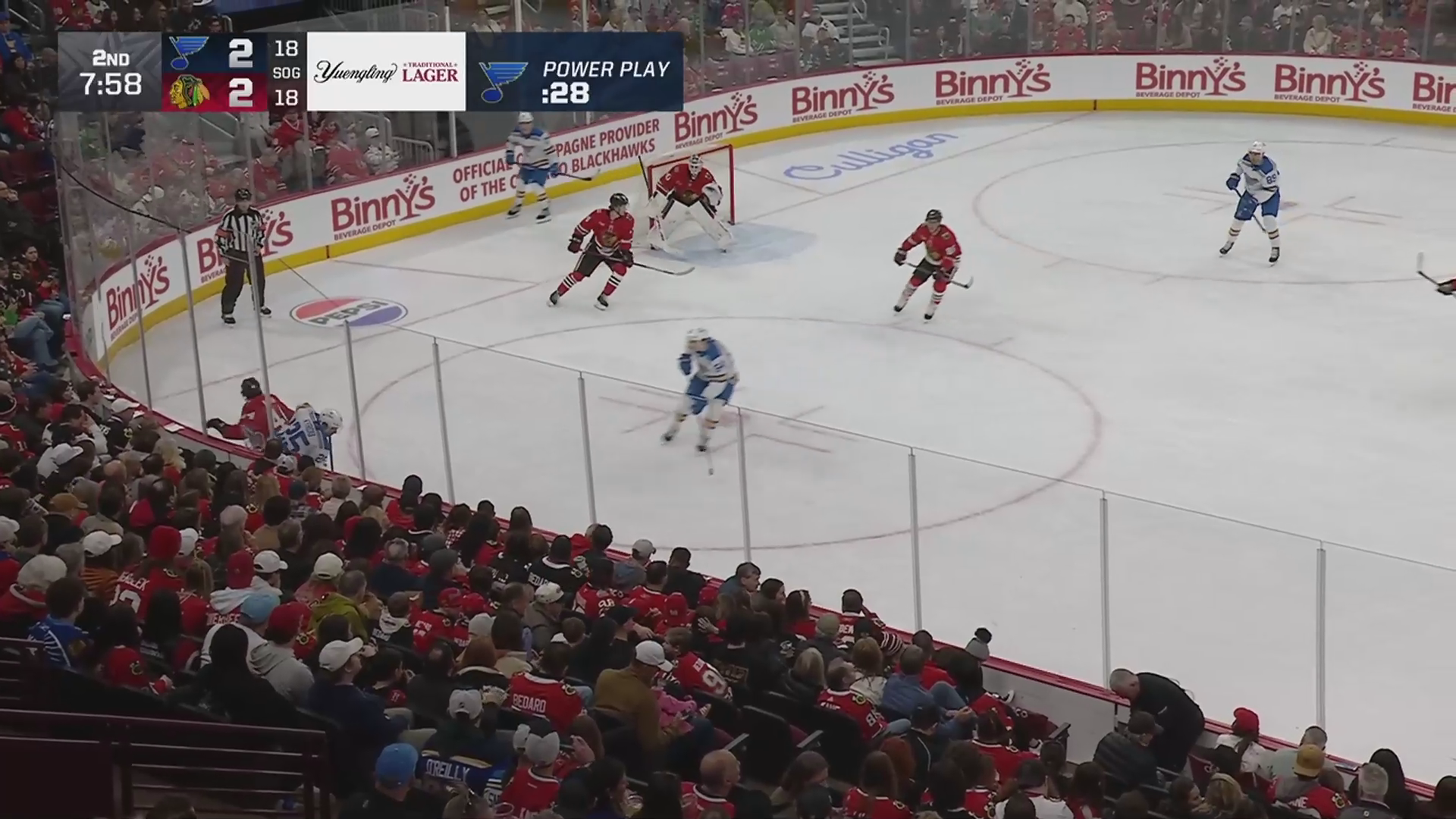 Blues Score Three Unanswered to Beat Blackhawks · Apr. 11, 2026