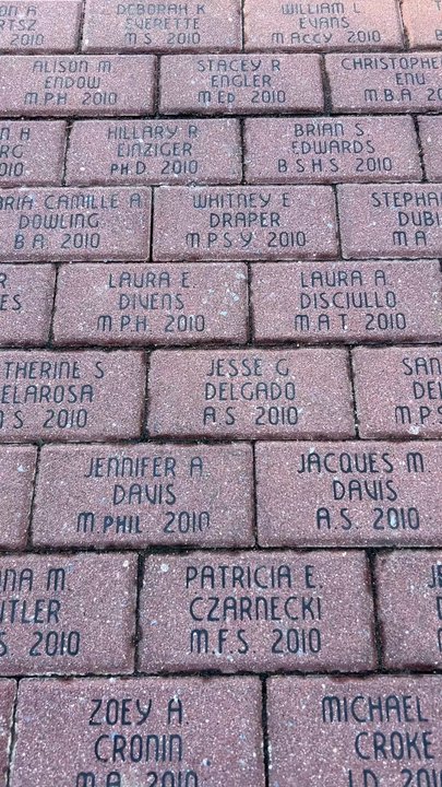University Yard - Student graduates inscribed on all the bricks - Parks Near Me - Washington, DC, District of Columbia