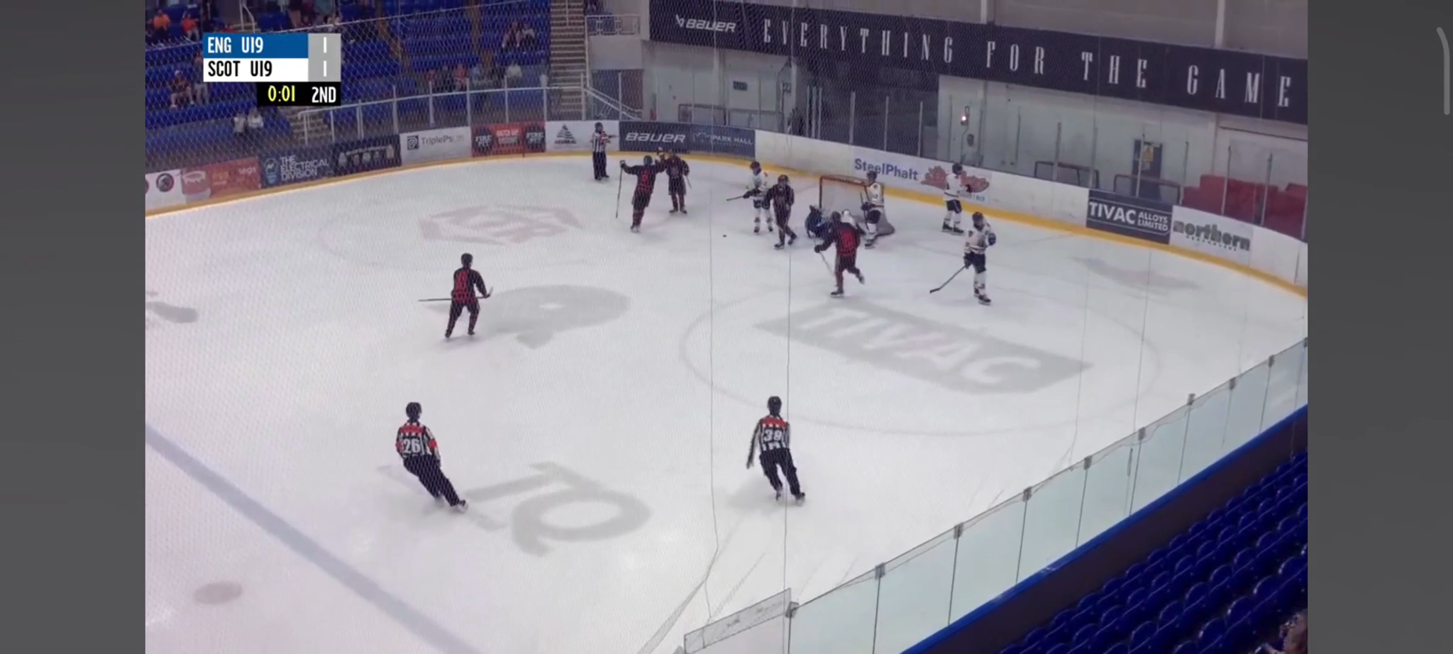 Edgars Vengis nets stunning goal for England U19's vs Scotland U19's.