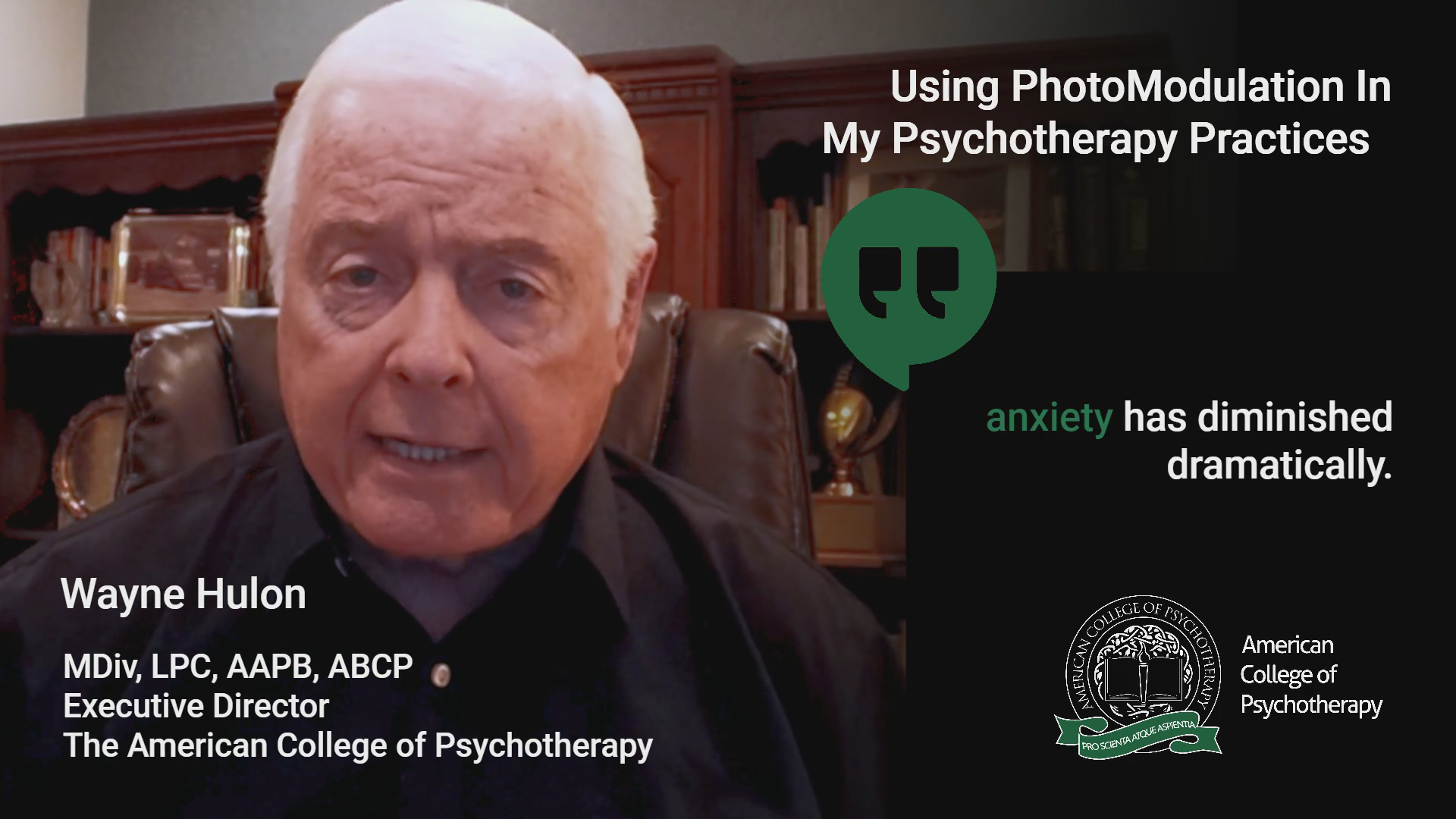 Using Photobiomodulation In My Psychotherapy Practice