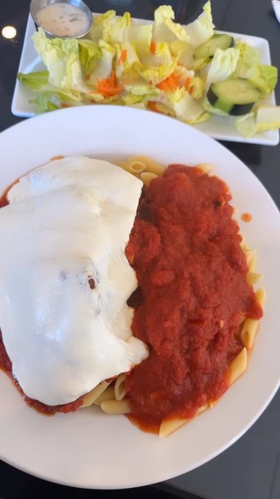 Cugino's - Chicken Parmesan with Penne - Italian Near Me - Middletown, New York