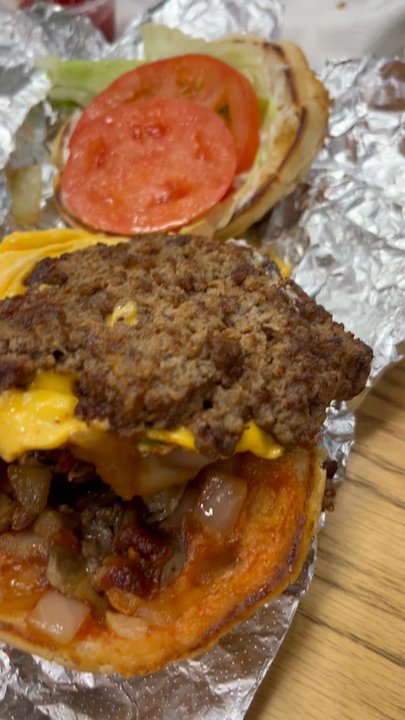 Five Guys - Bacon Cheeseburger - Fast Food Near Me - Redlands, California