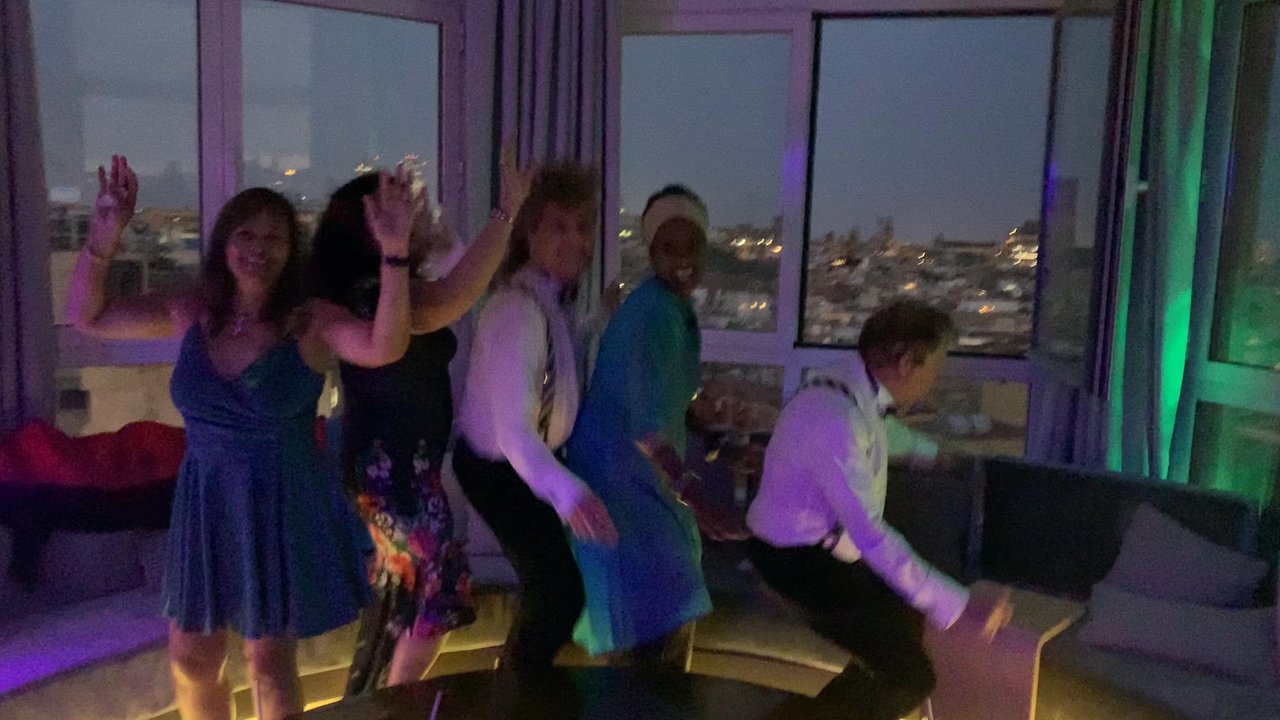 DJ Max Kruse - A glimpse of a few of us hanging out at the 360' living room at Le Méridien Barcelona, Spain. - DJs Near Me