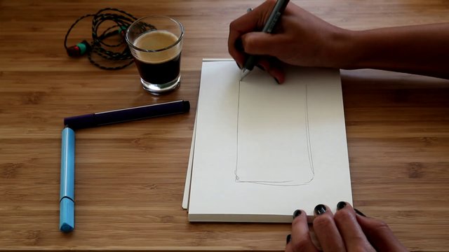 Sketching an iPhone