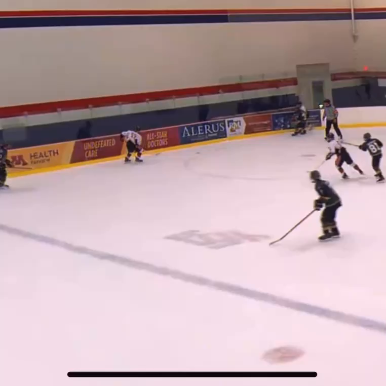 Ethan Lee Delivers a Crushing Hit for Vegas Junior Golden Knights 15AAA