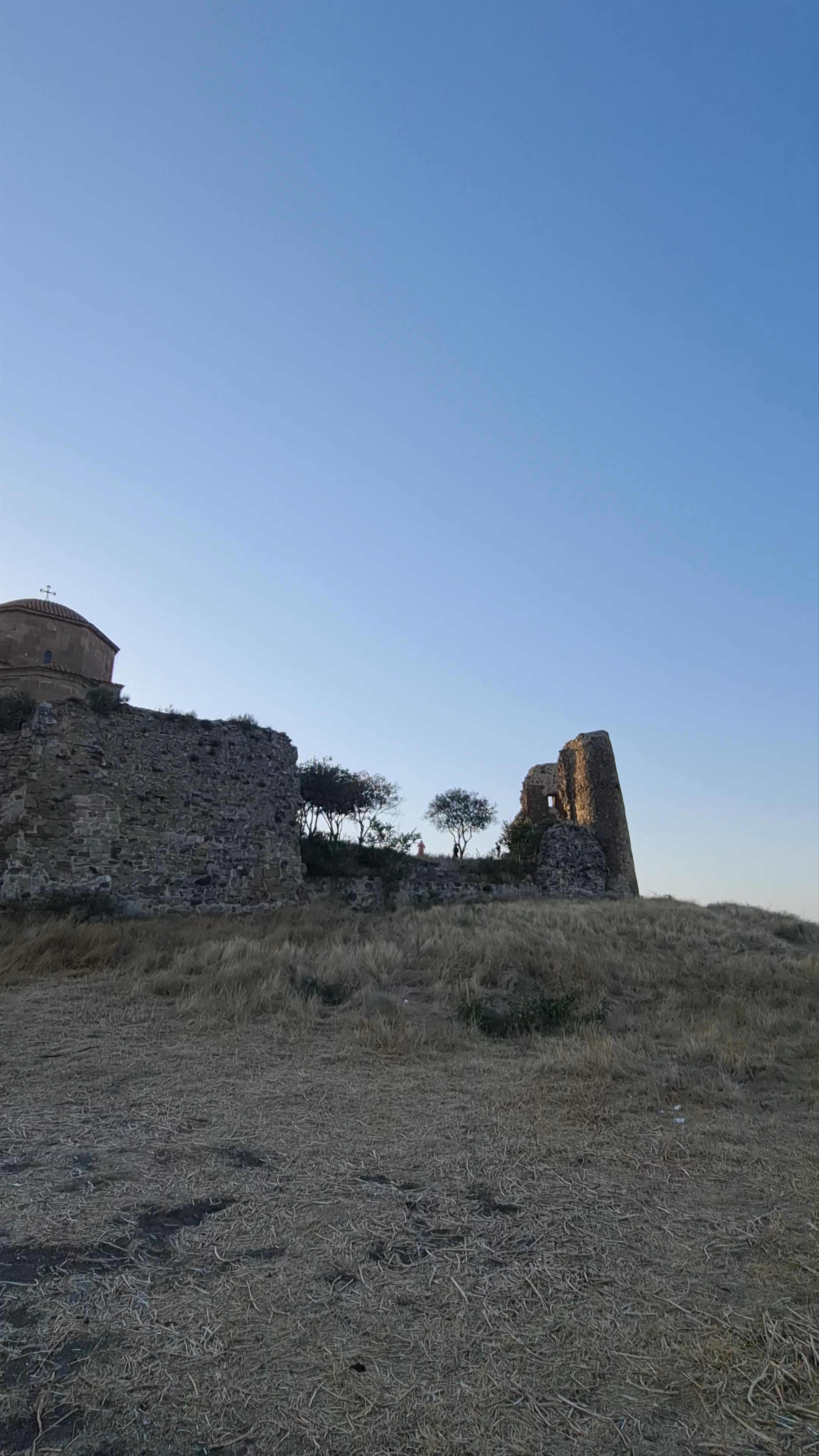 Jvari Monastery of Mtskheta: A Majestic Georgian Landmark at Sunset