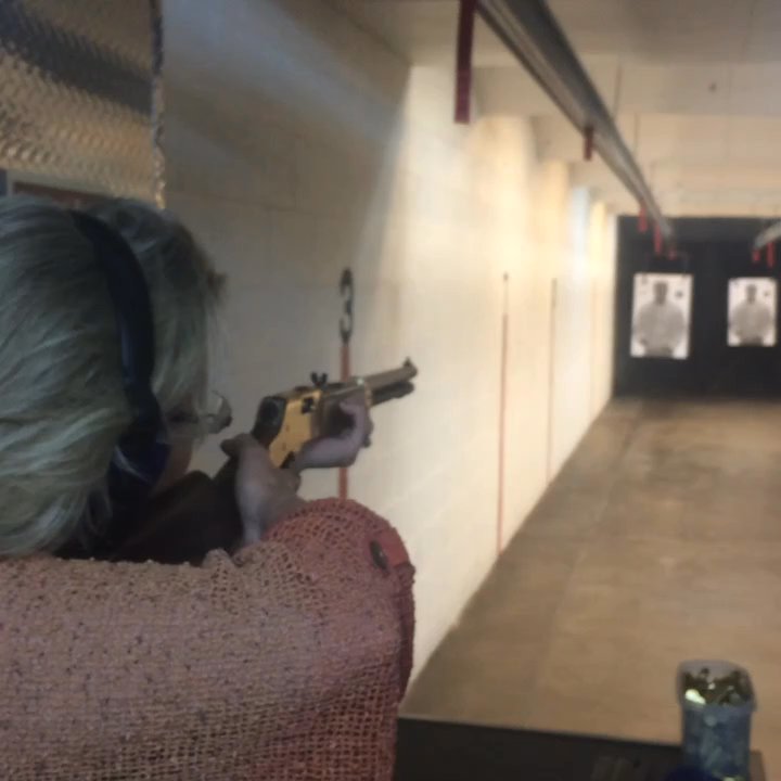 Mags Gun Range - Me shooting Ed's new Henry Cowboy Action gun! - Guns & Ammo Near Me - Moriarty, New Mexico