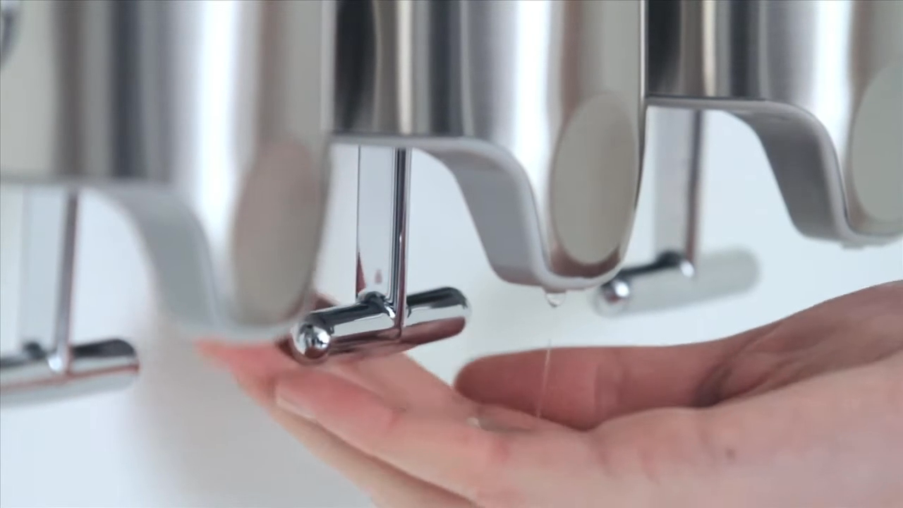 simplehuman Triple Wall Mount Soap Dispenser