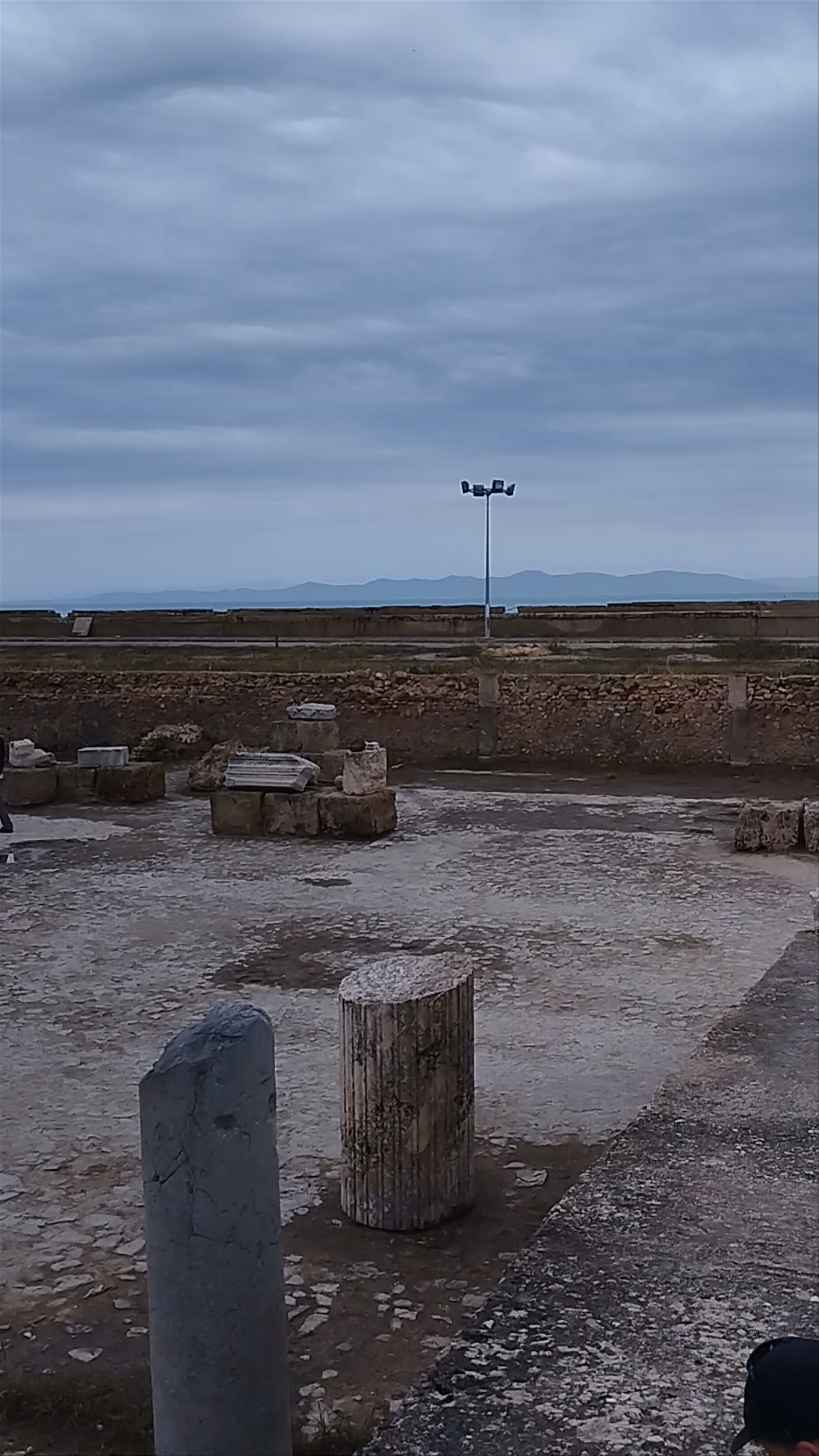 Ancient Ruins of Termas de Antonino at Carthage, Tunisia