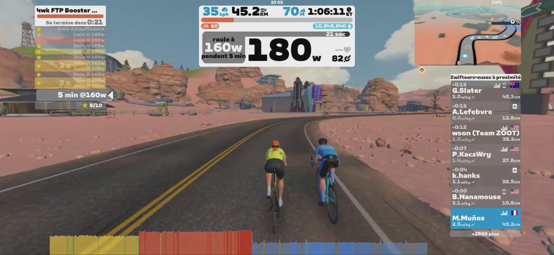 Zwift - 4wk FTP Booster S3#3 in Watopia