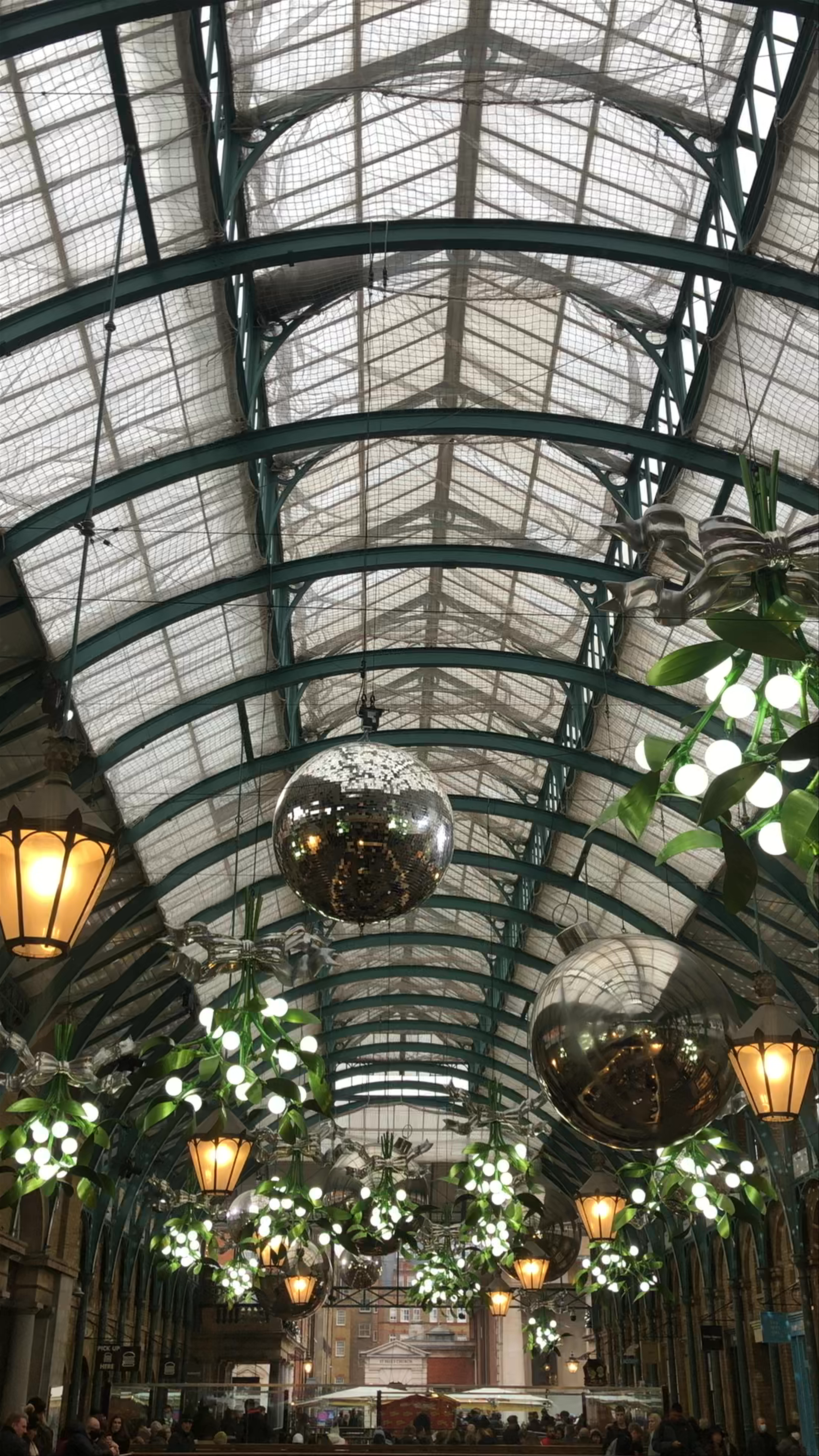 Covent Garden Market Festive Ambiance in London