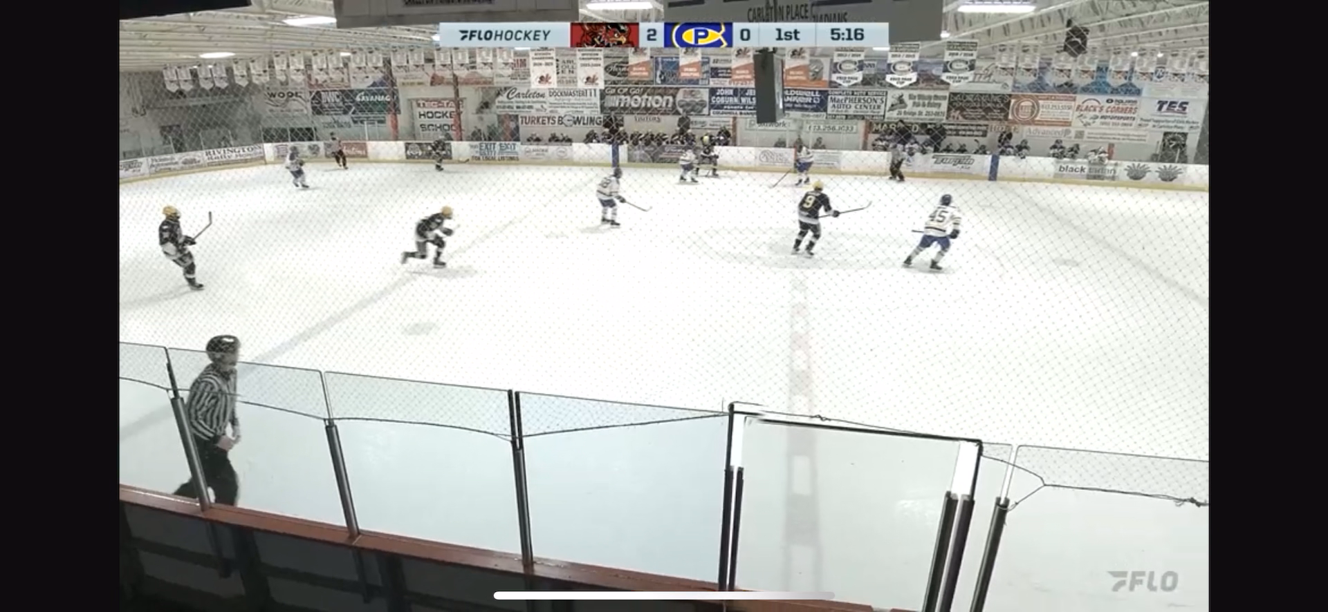 Xavier Boissonneault Delivers nice Hit | Carleton Place Jr. Canadians