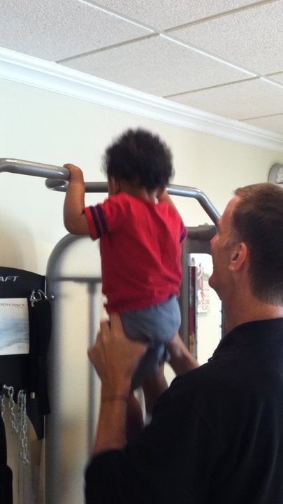 DP  Functional Fitness - Starting that core strengthening @ 1 1/2 y/o with Mr. Dave - Trainers Near Me - Manasquan, New Jersey