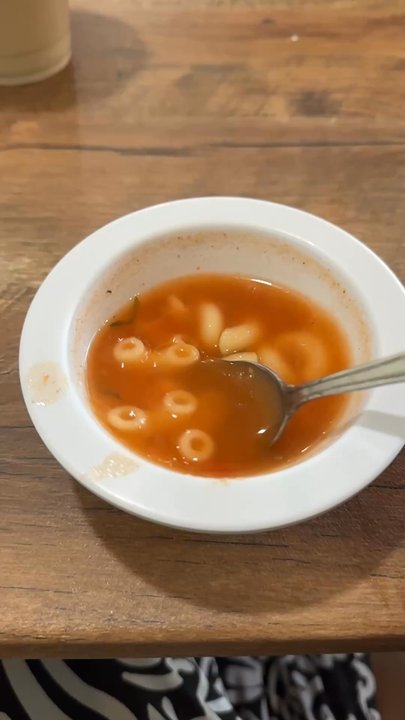 Fonda Doña Loca - Complimentary Macaroni soup. Delicious! - Mexican Near Me - Temecula, California