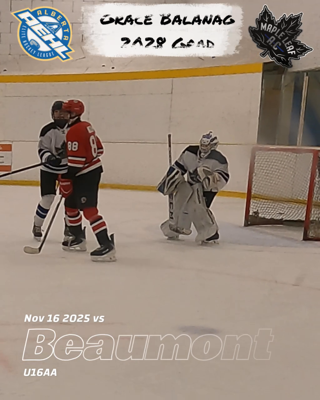 Grace Balanag's Stellar Saves vs Beaumont BAC | MLAC U16 AA AEHL