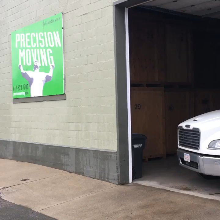 Precision Moving Company - Leaving our warehouse in Somerville on a rainy in April 2017. - Movers Near Me - Somerville, Massachusetts
