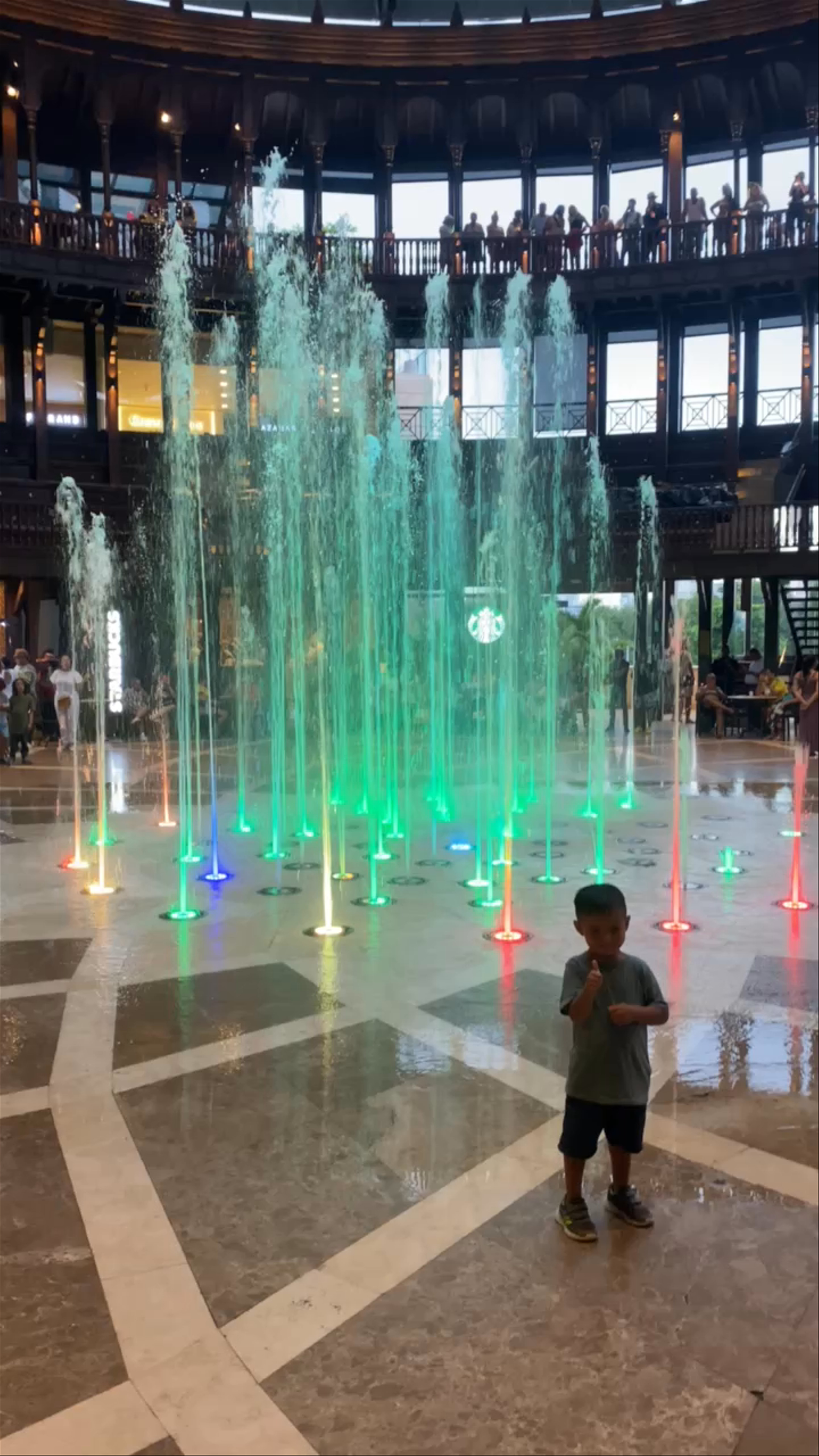 Magical Multicolor Fountain Show at La Serrezuela, Cartagena