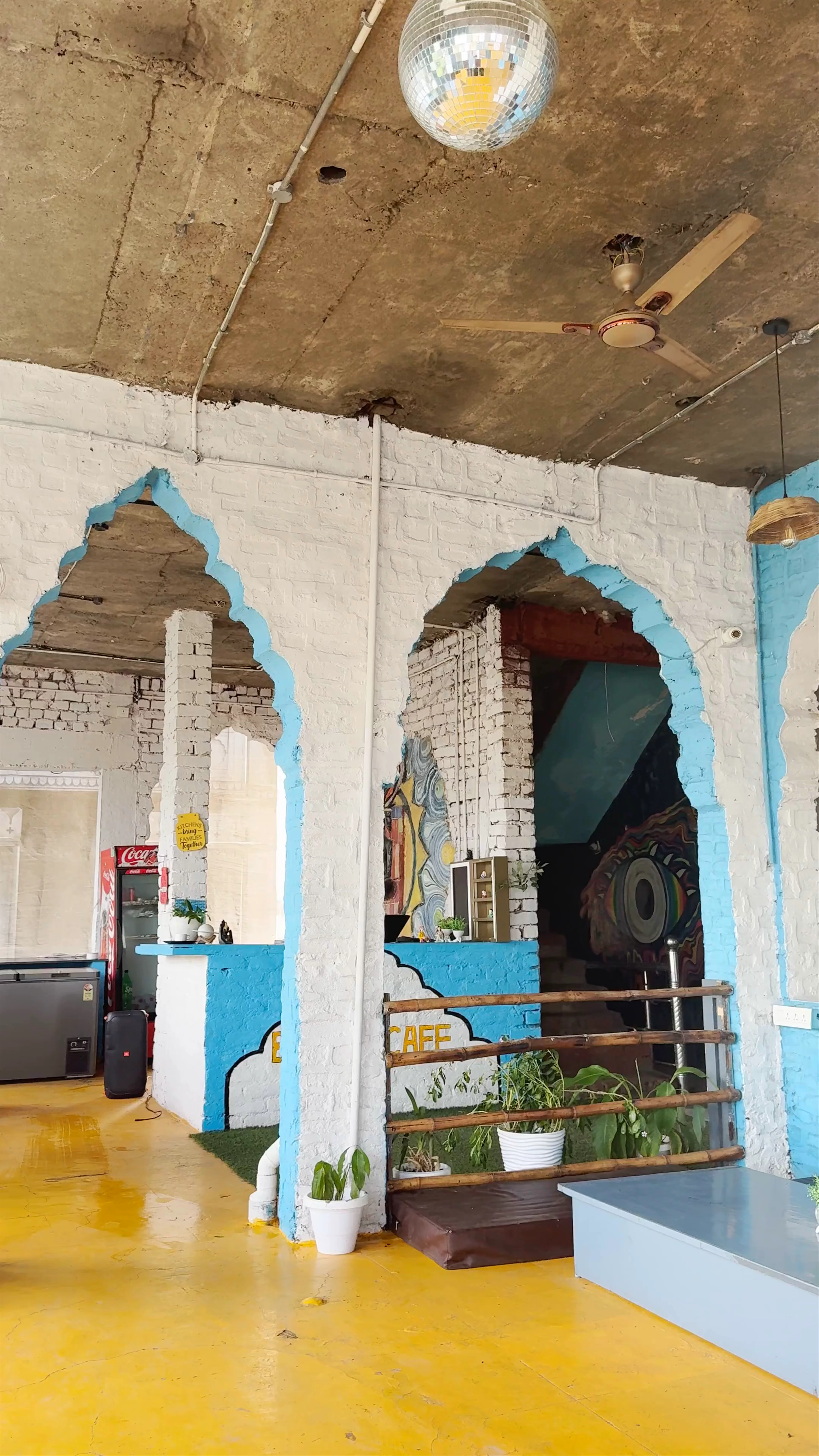 Bliss Cafe - Rooftop 360° View, Hide-in Hostel, Brahma Temple Road, near Narsingh Mandir, Badi Basti, Pushkar, Rajasthan, India