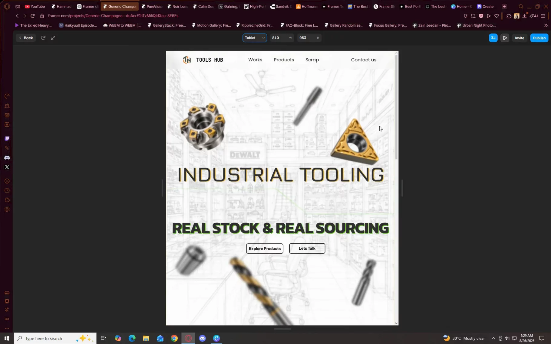 Working on new project.