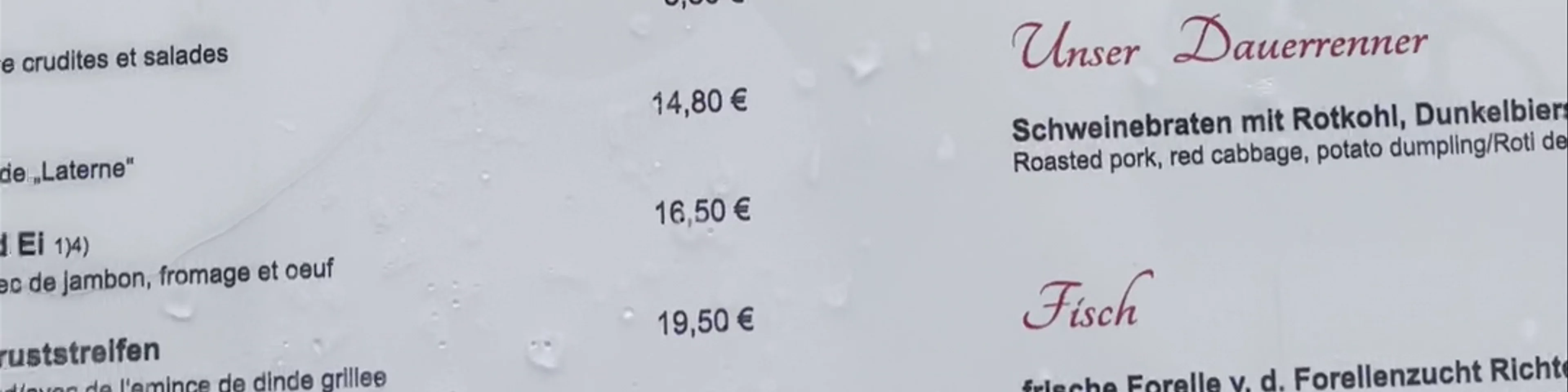 Restaurant Laterne Baden-Baden