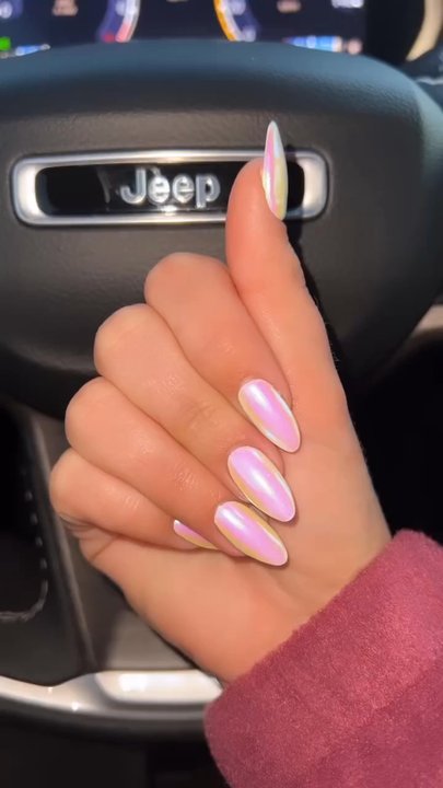 Royal Nail Spa - Gel X chrome - Nail Salons Near Me - Geneva, Illinois