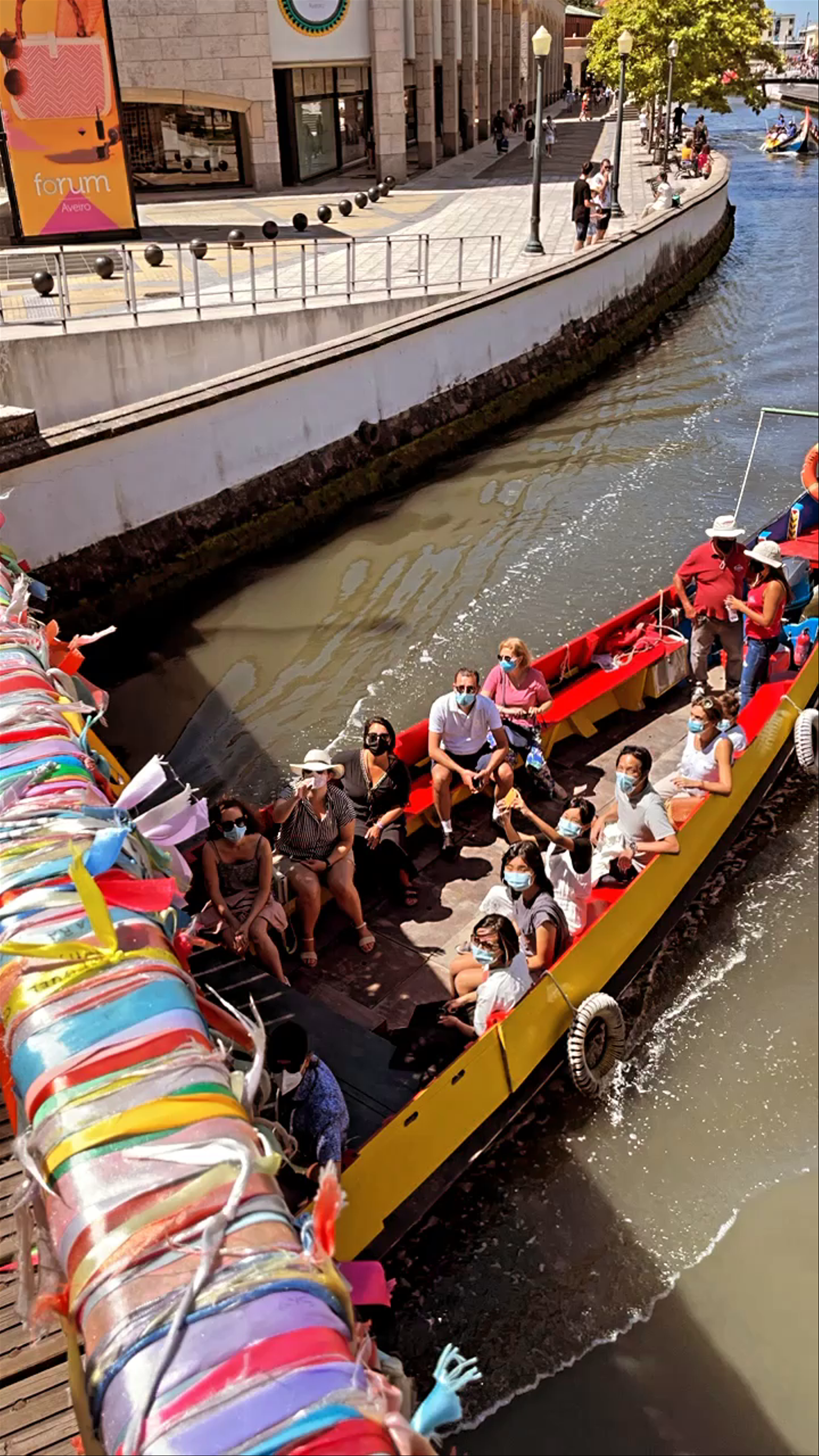 Scenic Canal Boat Ride Through Aveiro, Portugal