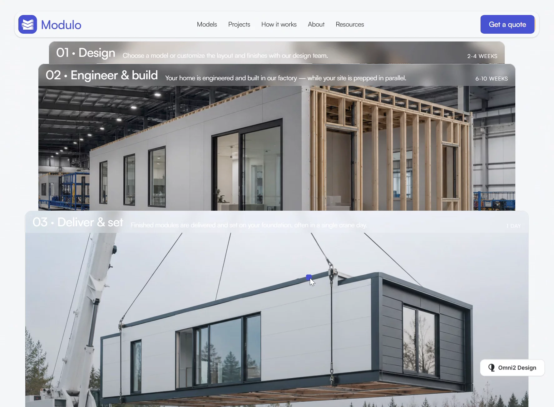 Modulo Prefab Architecture "How it Works" page🏠What do you think?