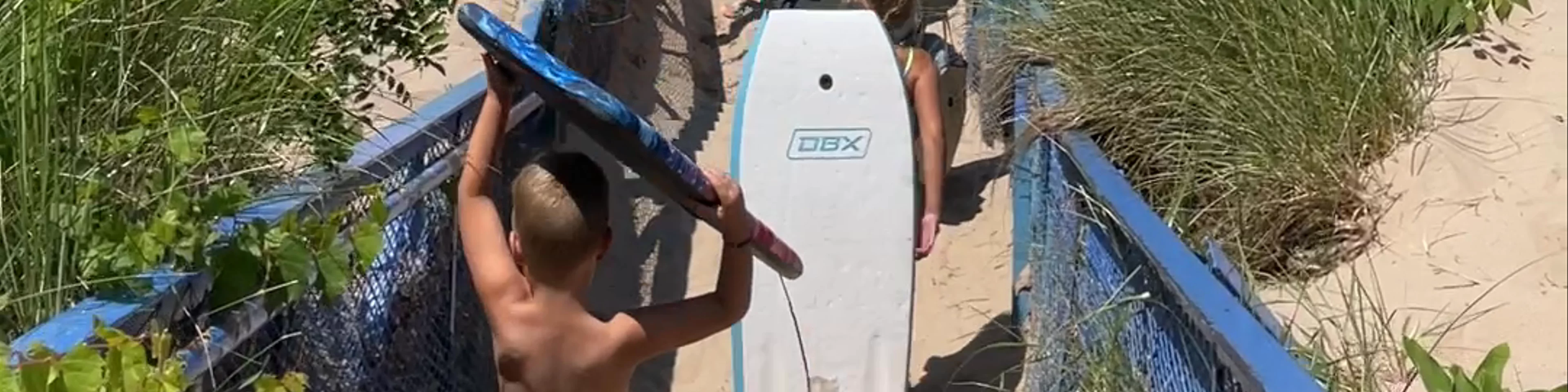 Blue Stairs - Kids' Corner Beach Access