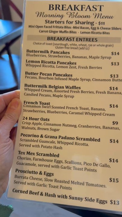 Morning Bloom - Lunch menu - Salad Near Me - Allendale, New Jersey