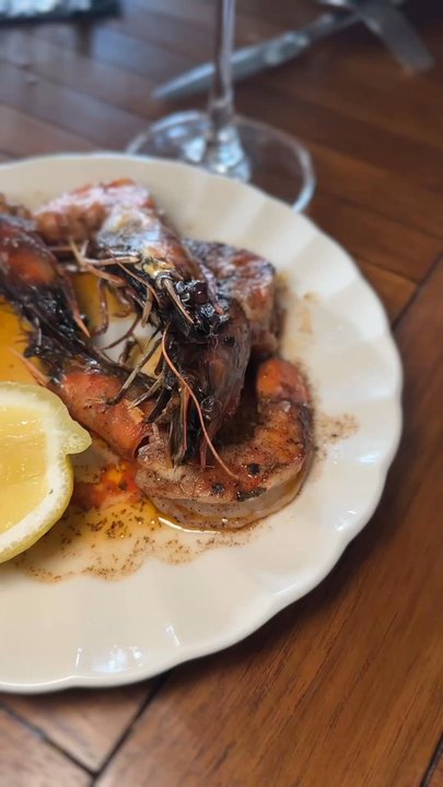 Ilya Restaurant - Tiger prawns - Mediterranean Near Me - San Clemente, California
