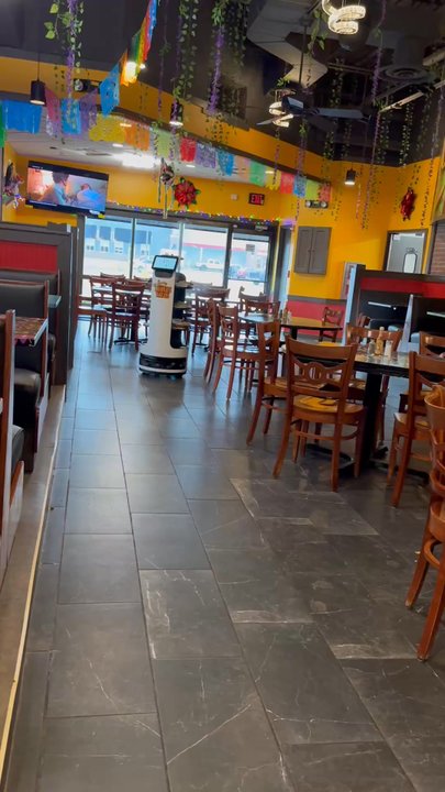 Lulu's Tacos - Crazy robot bringing our orders. - Mexican Near Me - Richmond, Indiana
