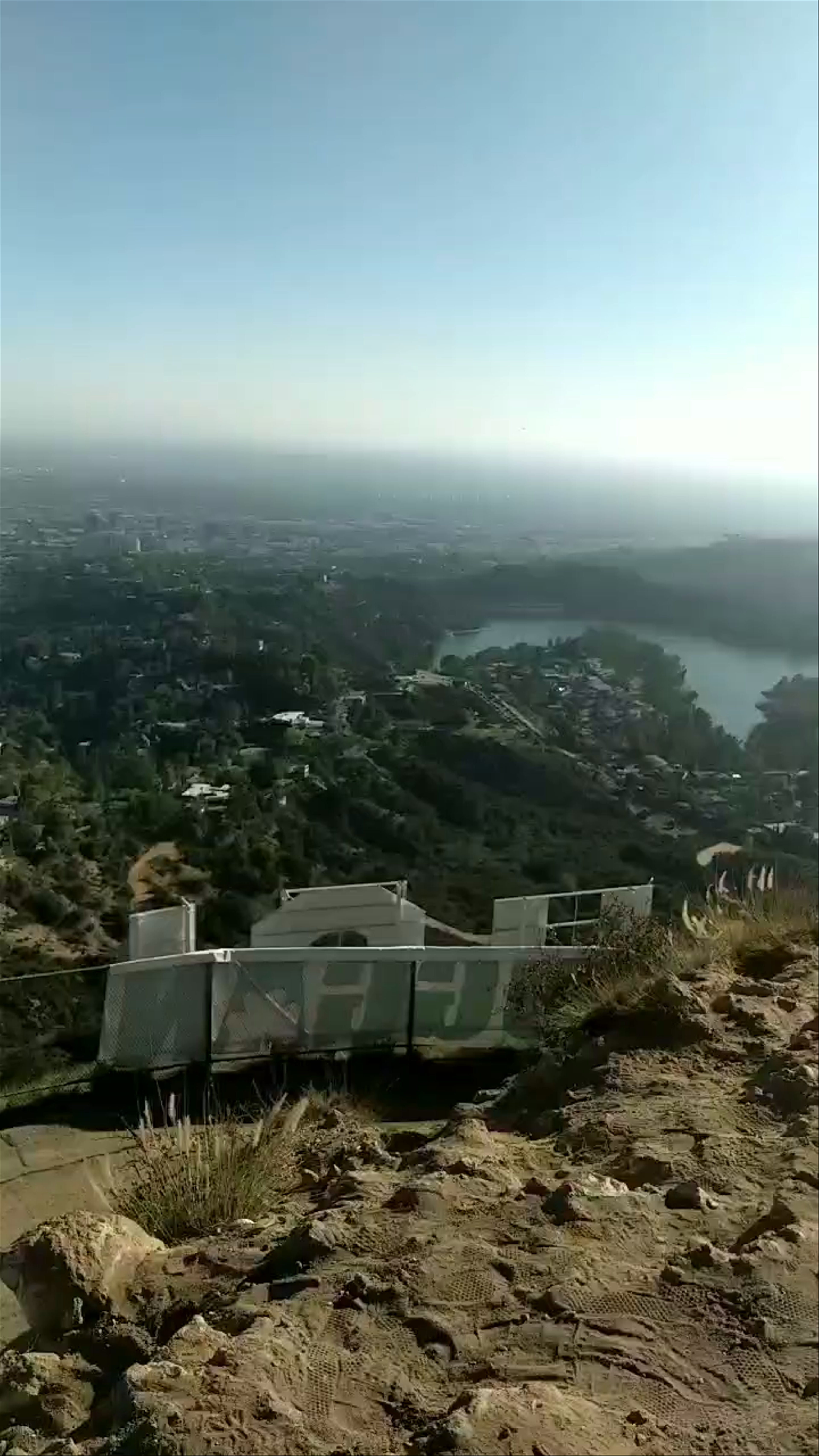 Iconic Hollywood Sign Hiking Viewpoint in Los Angeles