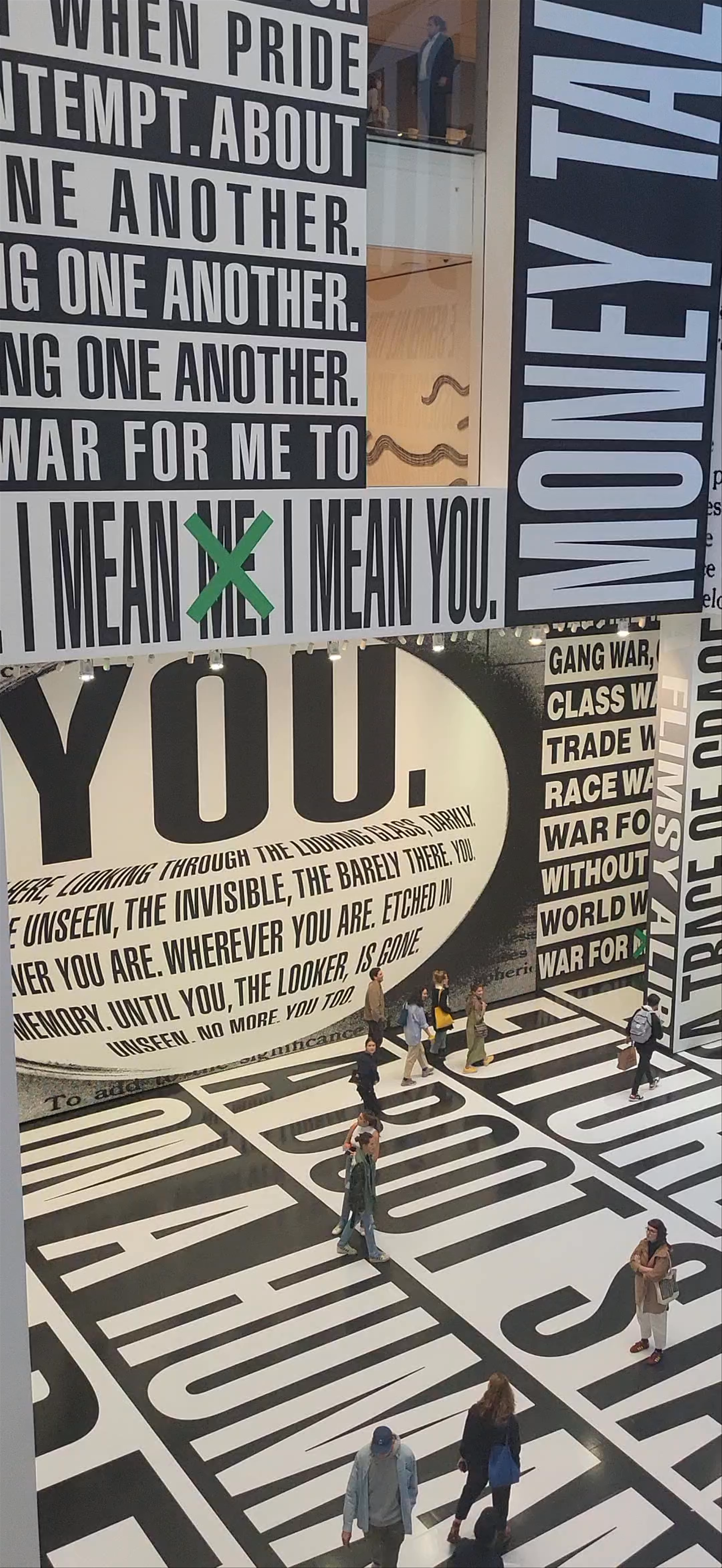 Immersive Typography Art Installation at MoMA, New York
