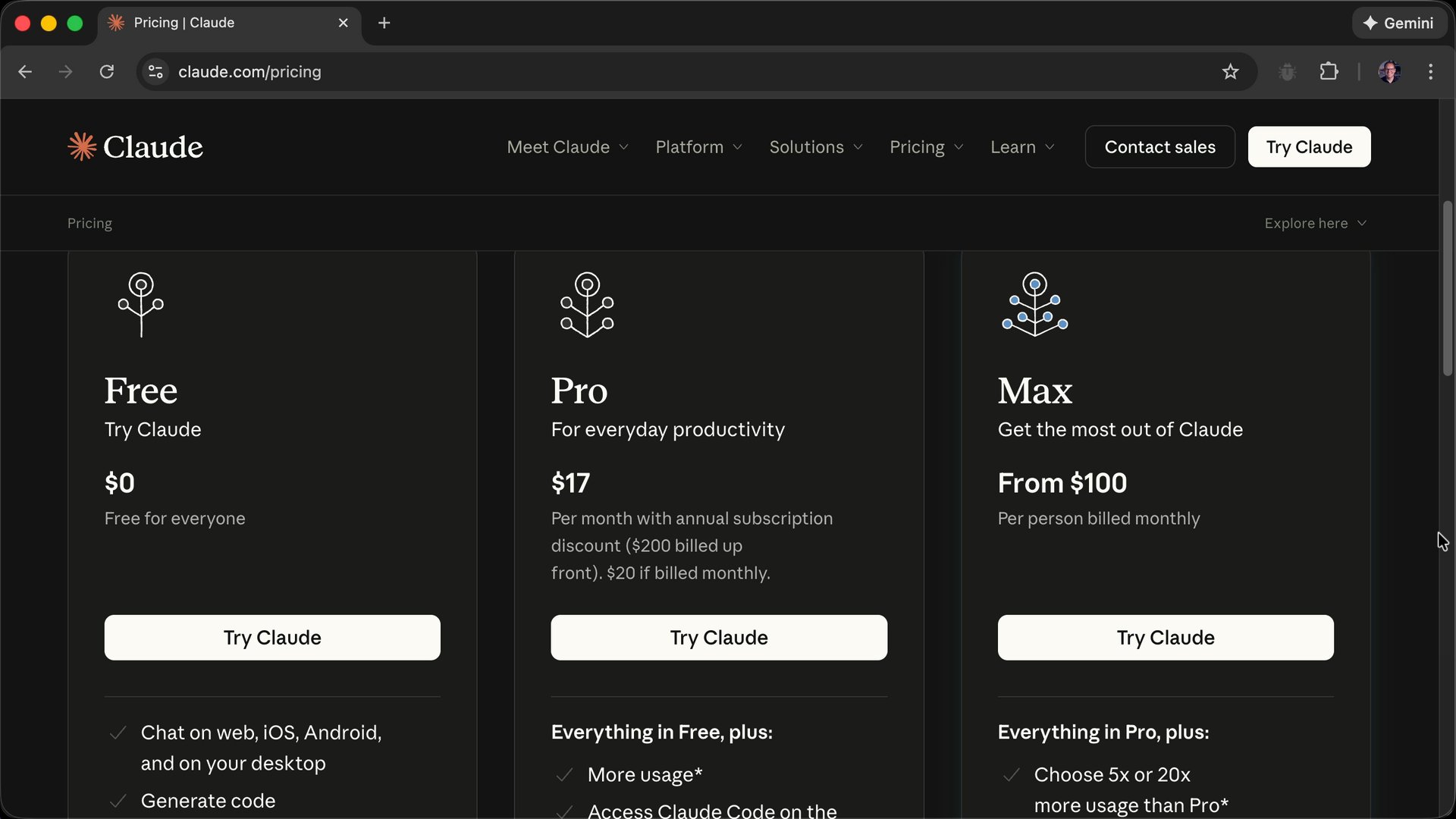 Choose the right subscription plan for Claude Code