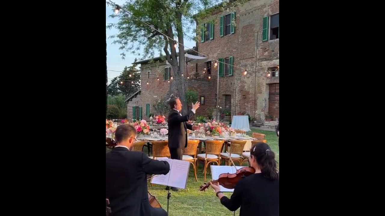 The Florence Tenors - Wedding @ Villa Cozzano - video