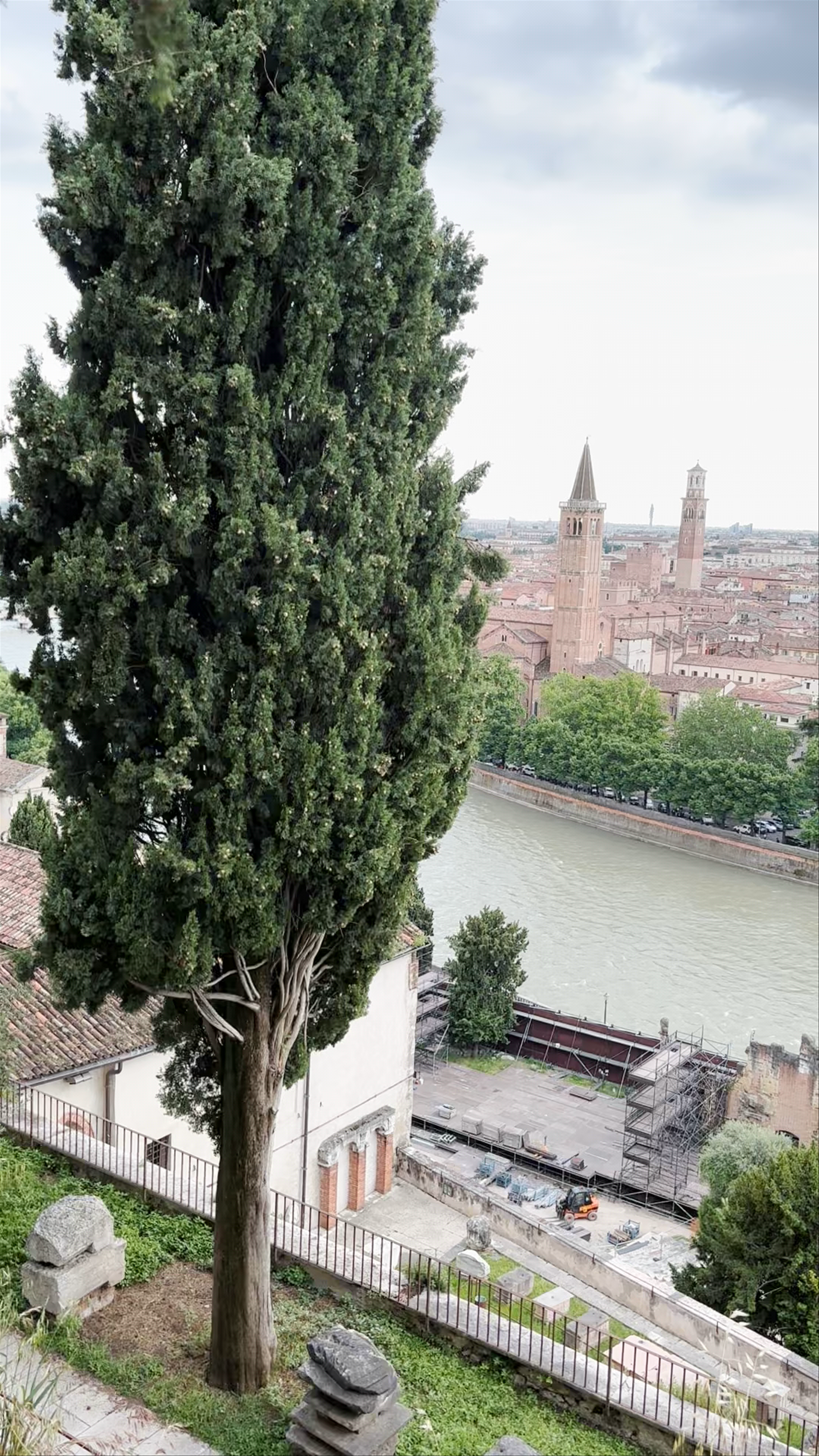 Panoramic View of Verona from a Scenic Overlook