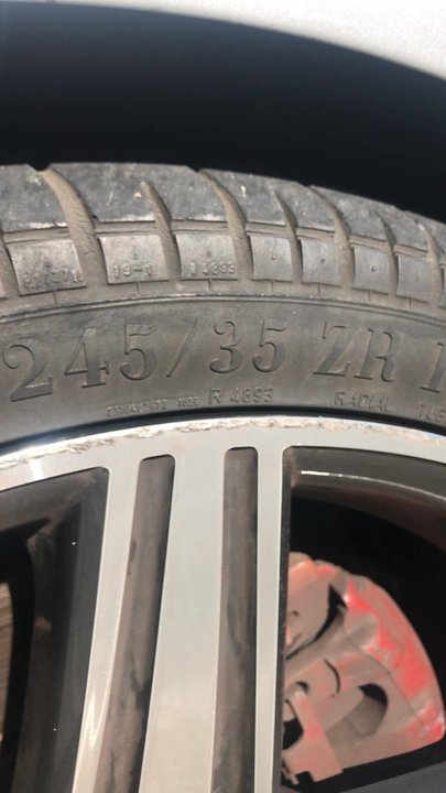 Calderon - They replaced it with a 245/35 ZR19 93Y rather than R302 235/35ZR19 91W XL - Tires Near Me - San Martin, California