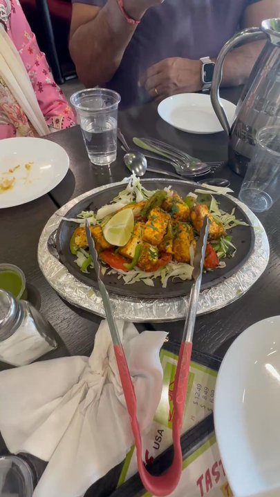 Tasty Bites Usa - Paneer Tikka Sizzler - Indian Near Me - Schaumburg, Illinois