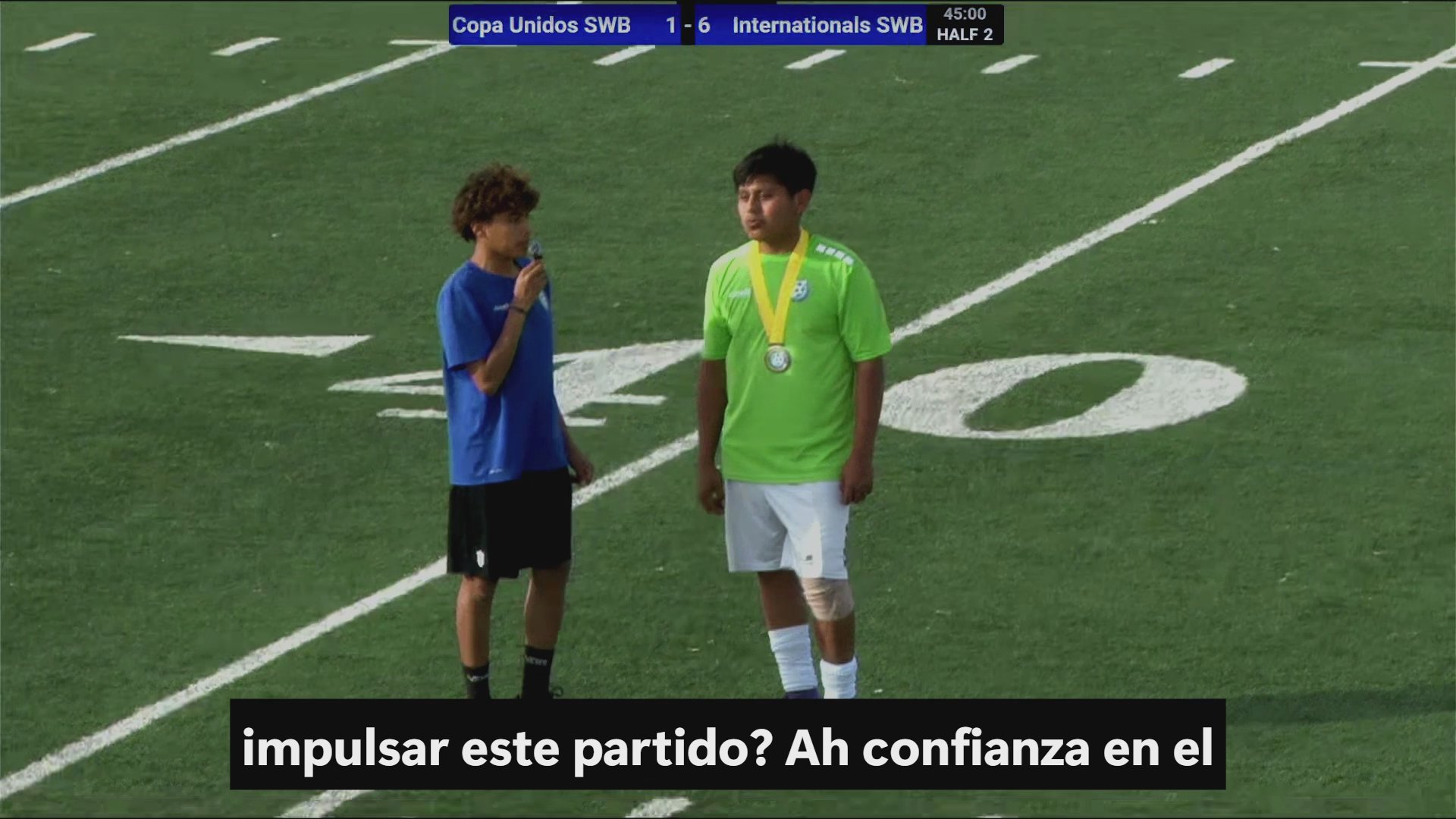 Soccer without border player of International SWB