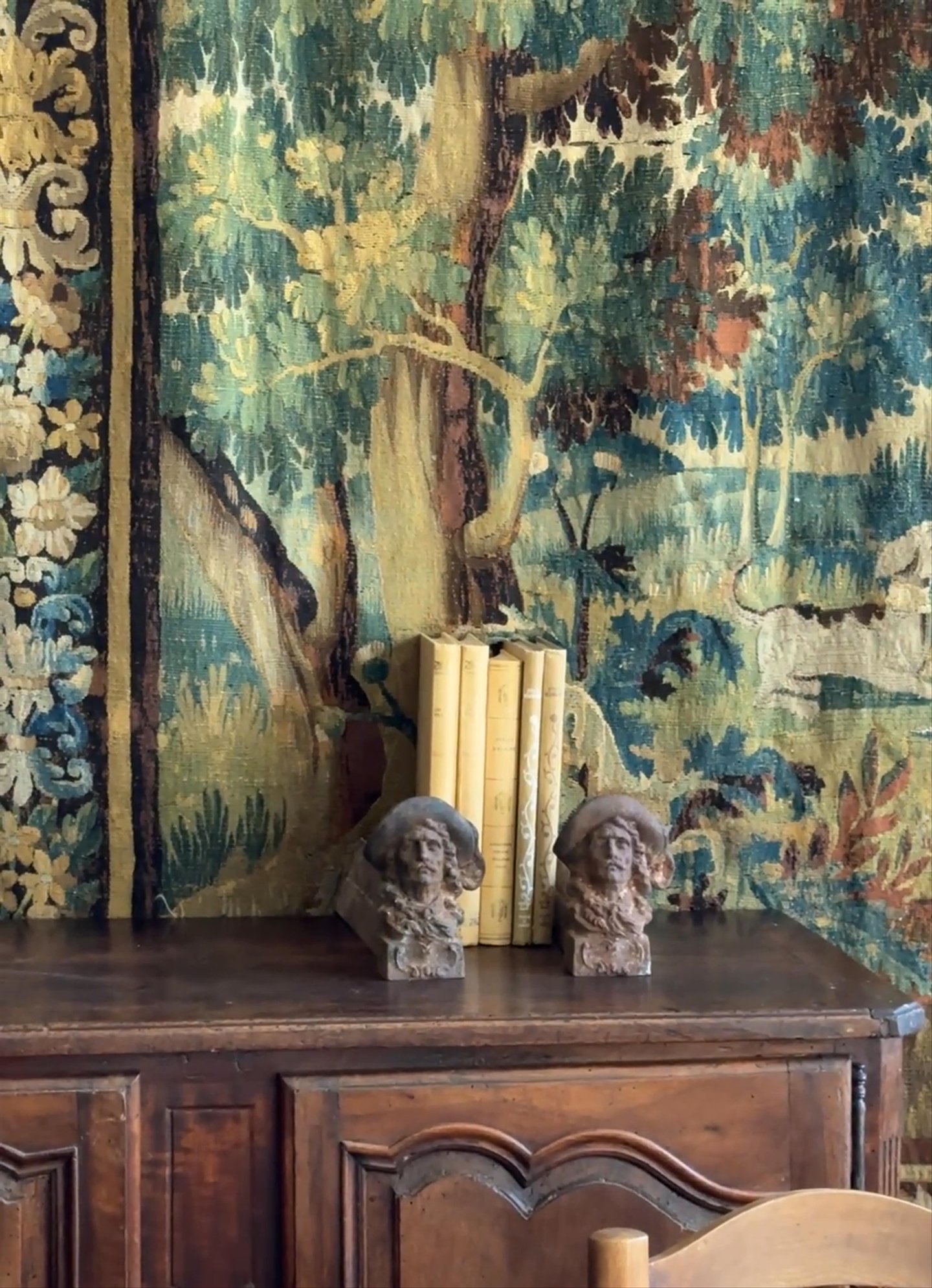 Fireplace Cast Iron Bookends - Captain
