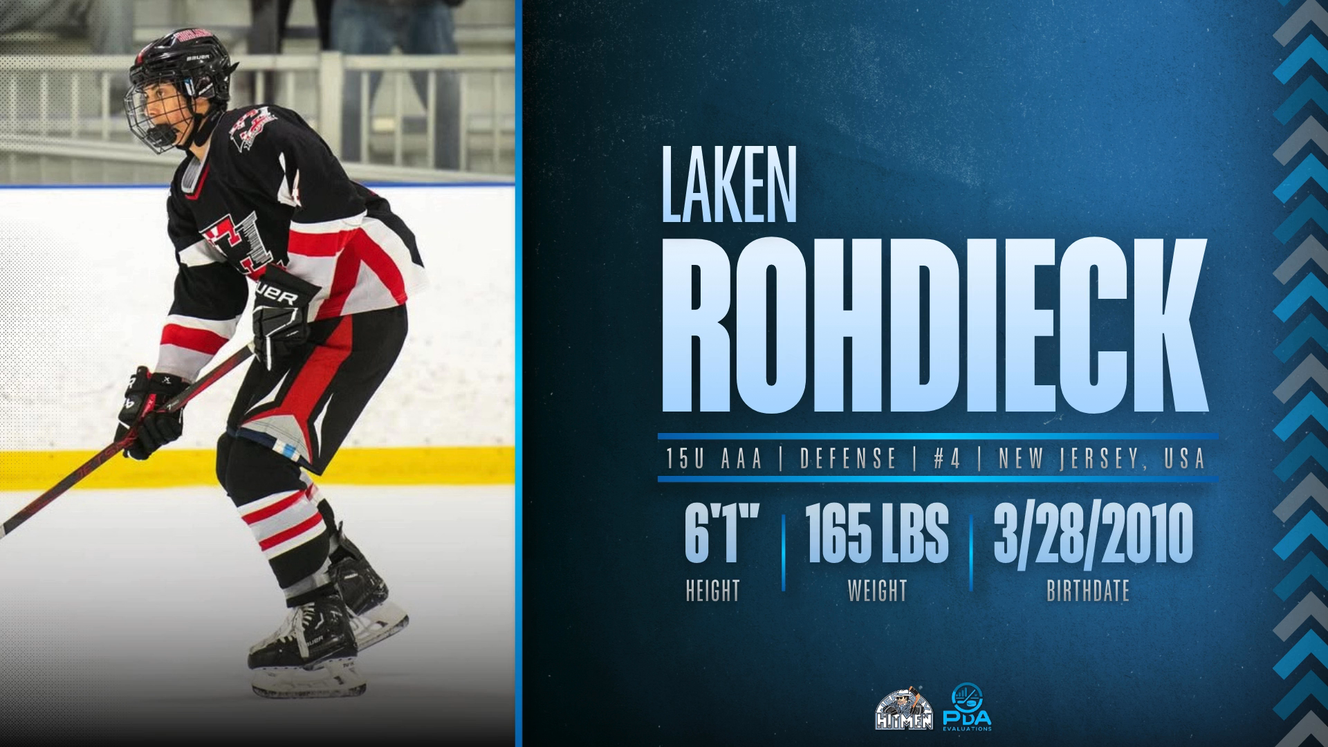 Laken Rohdieck: Dominating Defenseman Highlights | Jersey Hitmen 15U AAA