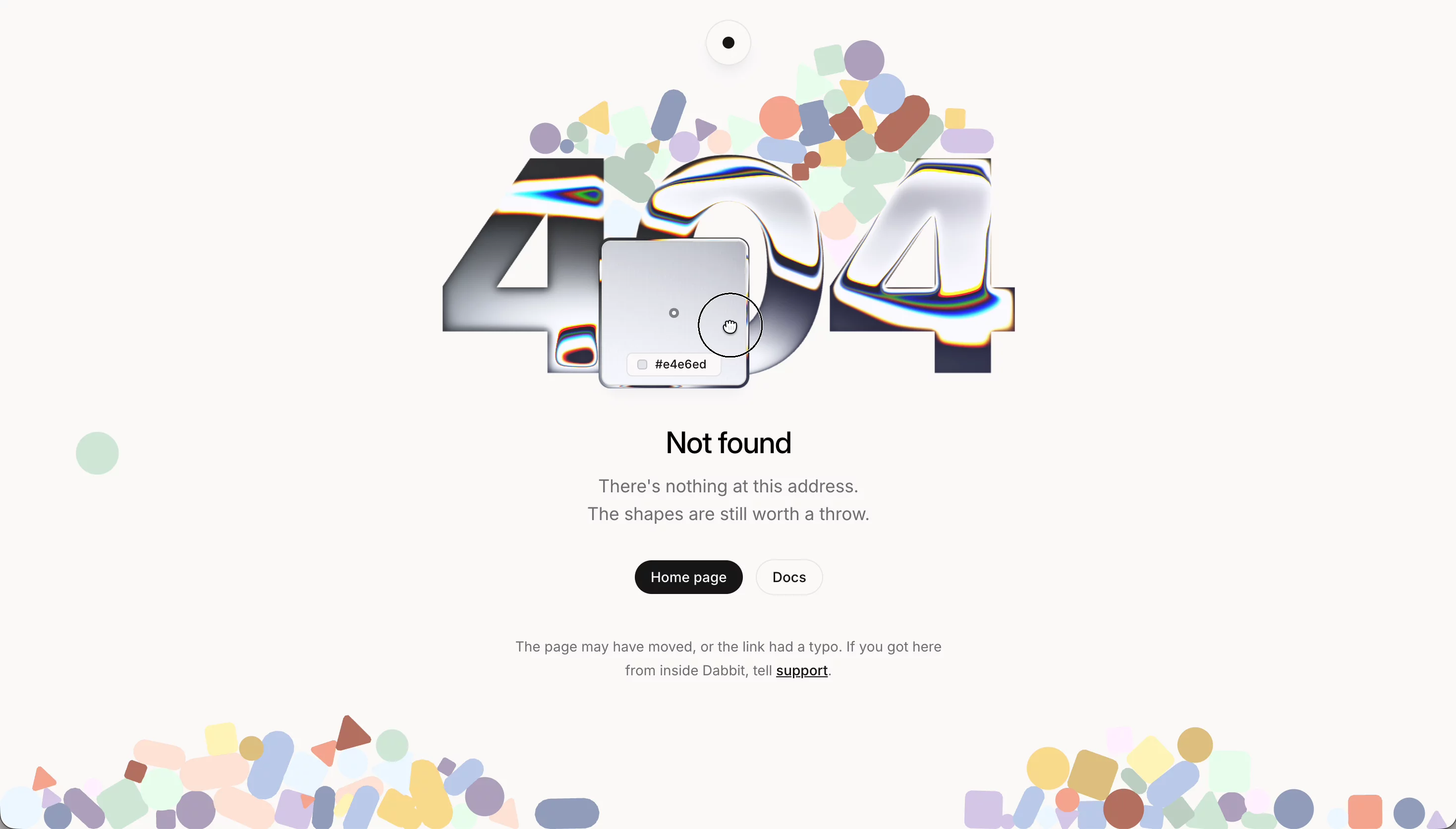 I am pretty happy with the 404 fir https://dabbit.app, i doubt ppl will see it but, I had fun