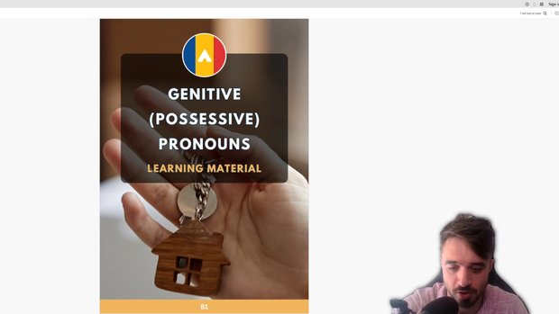 Possessive Pronouns Class