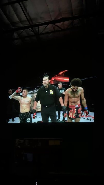 Aguirre's Fighting System - Coach Danny taking that win! Watching him live - Martial Arts Near Me - Fontana, California