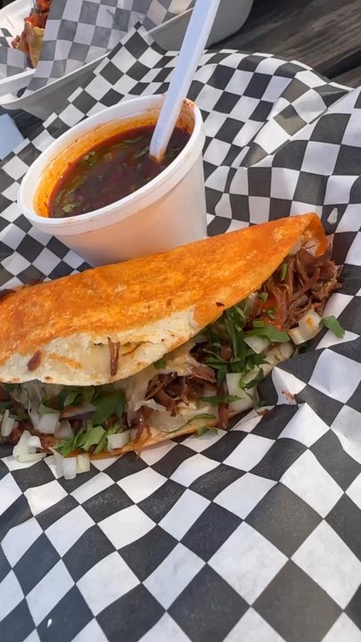 Birria 911 - Quseabirria taco with consomé - Food Stands Near Me - Escondido , California