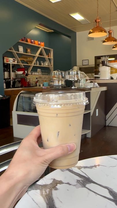 Full Bloom Coffee Roasters - Iced vanilla latte - Coffee Roasteries Near Me - Garner, North Carolina