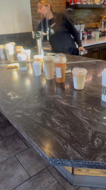 Starbucks - Look at all the nice and hardworking staff here!!! - Coffee & Tea Near Me - Temecula, California