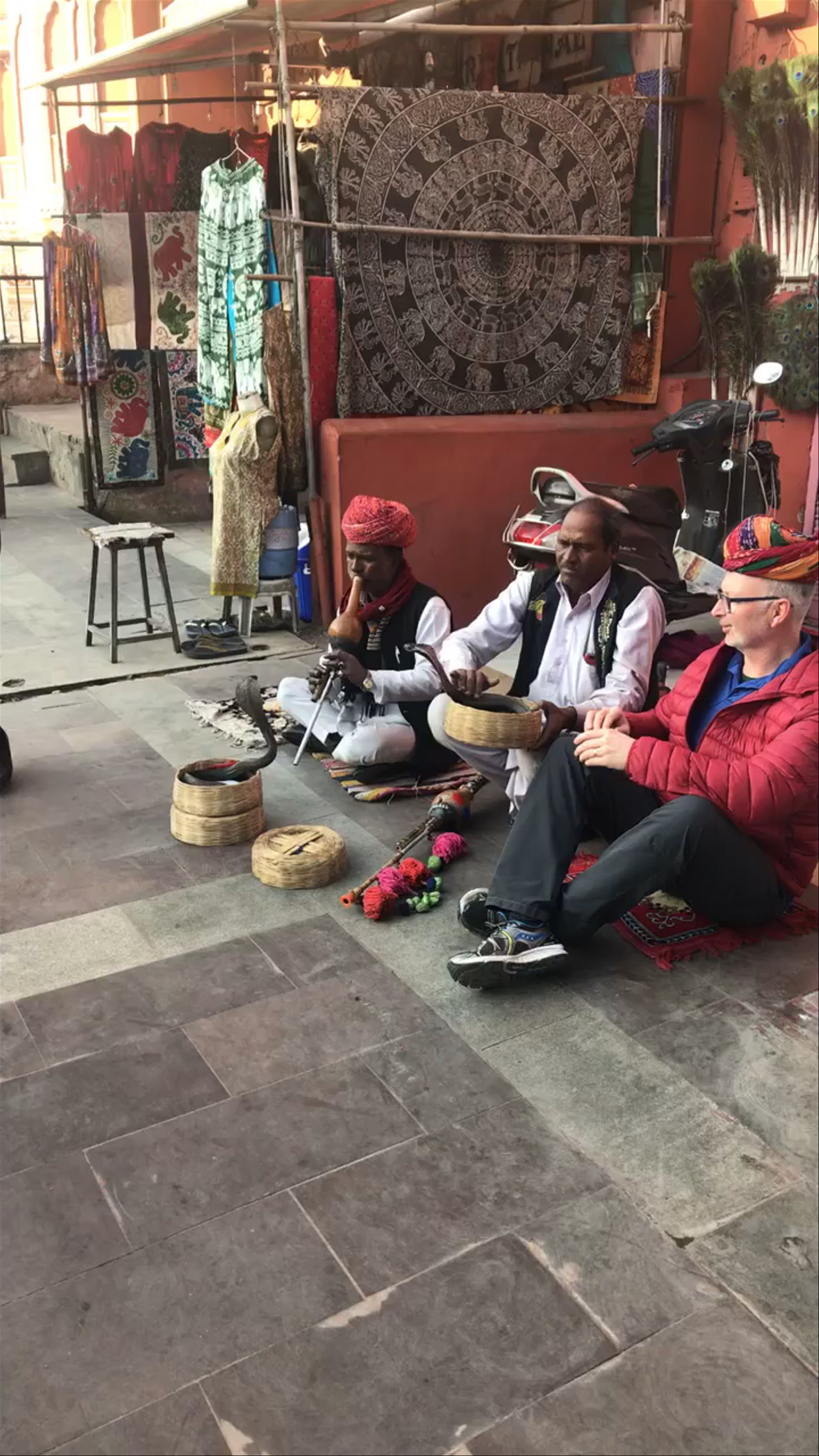 Traditional Snake Charmers at Jaipur's Vibrant Market