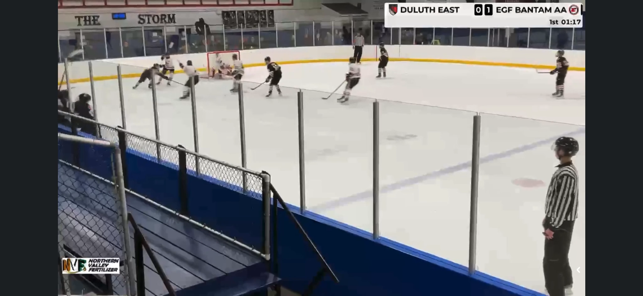 Jaxson Wakefield's Tipped Goal - East Grand Forks Bantam AA