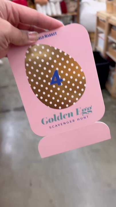 World Market - Found the 4th egg within 4 mins of opening 4.17.25 - Furniture Stores Near Me - Brea, California
